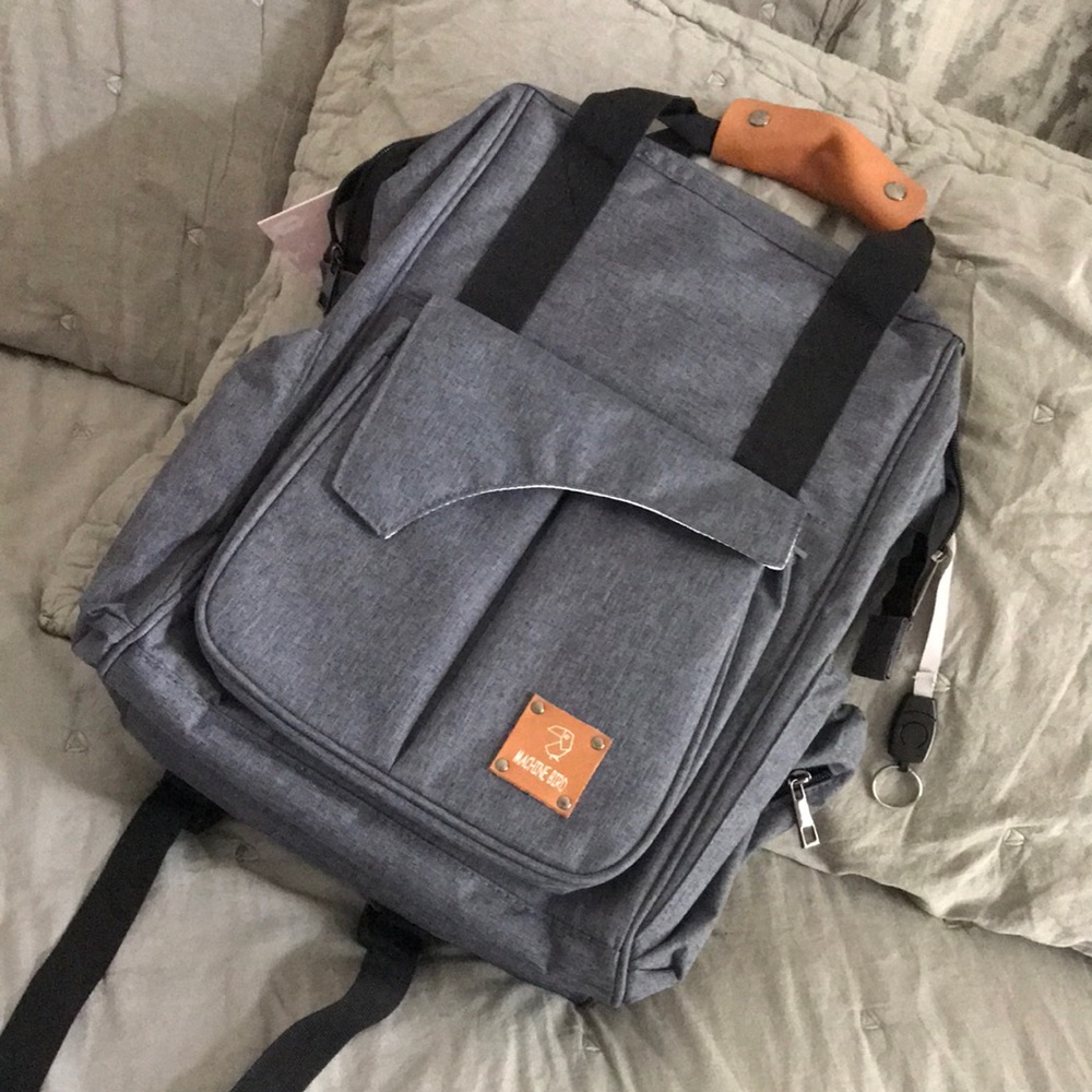 NWT Machine Bird Diaper Bag/Backpack